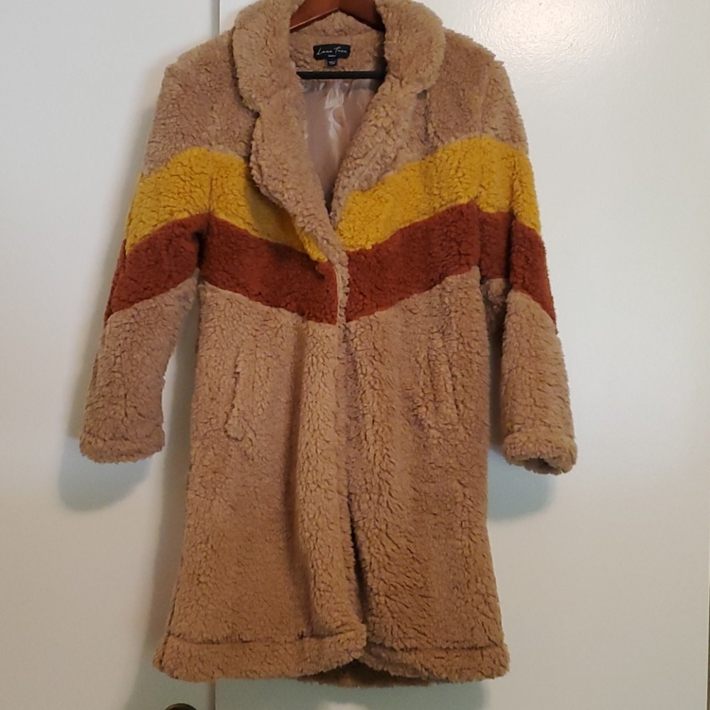 Love Tree Chevron Coat